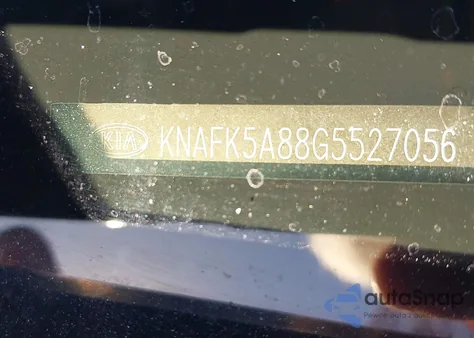 2016 Kia Forte Lx from USA, damaged, VIN KNAFK5A88G5527056